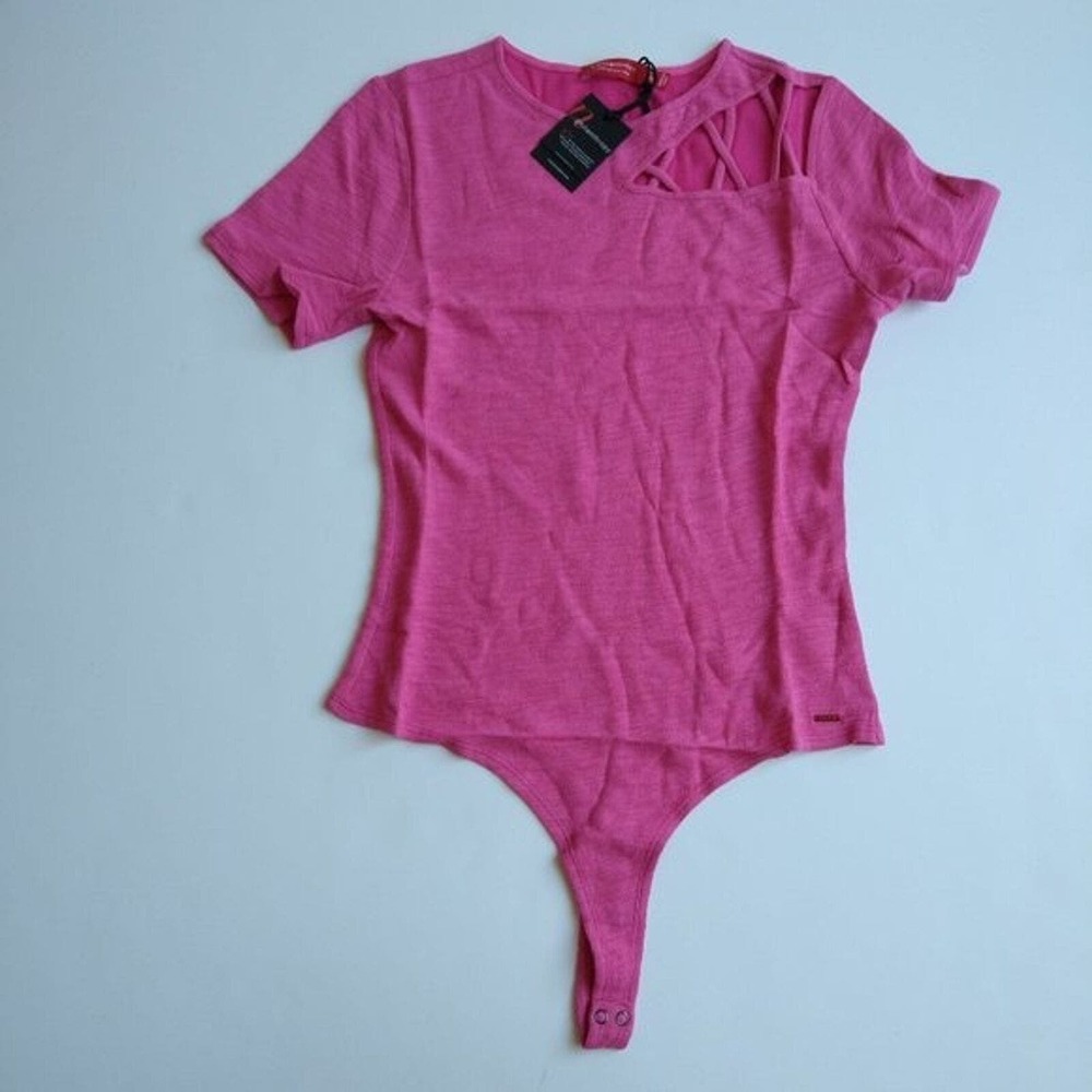 n:PHILANTHROPY Womens Bodysuit Irene Pink Size L New‎